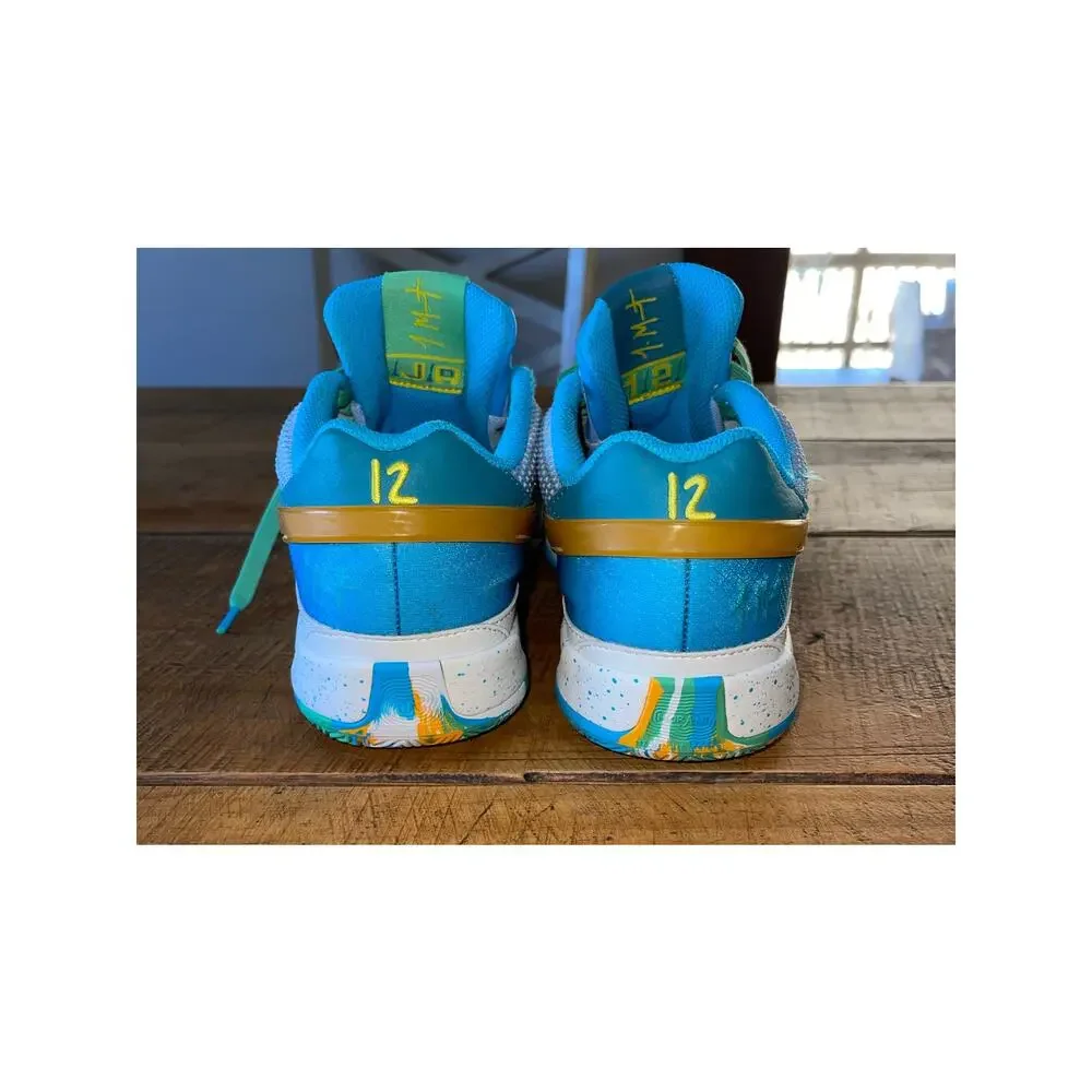 Kids Nike Blue Greeb Orange Ja 1 Water Bottle Sneakers Basketball Size 7Y‎